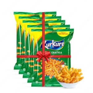 5 Pack Kurkure Chilli Chatka (80g X 5Pack =400g)- (Combo Offer)