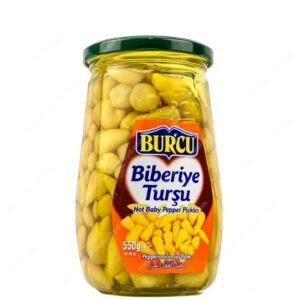 Burcu Hot Baby Pepper Pickles (550g)